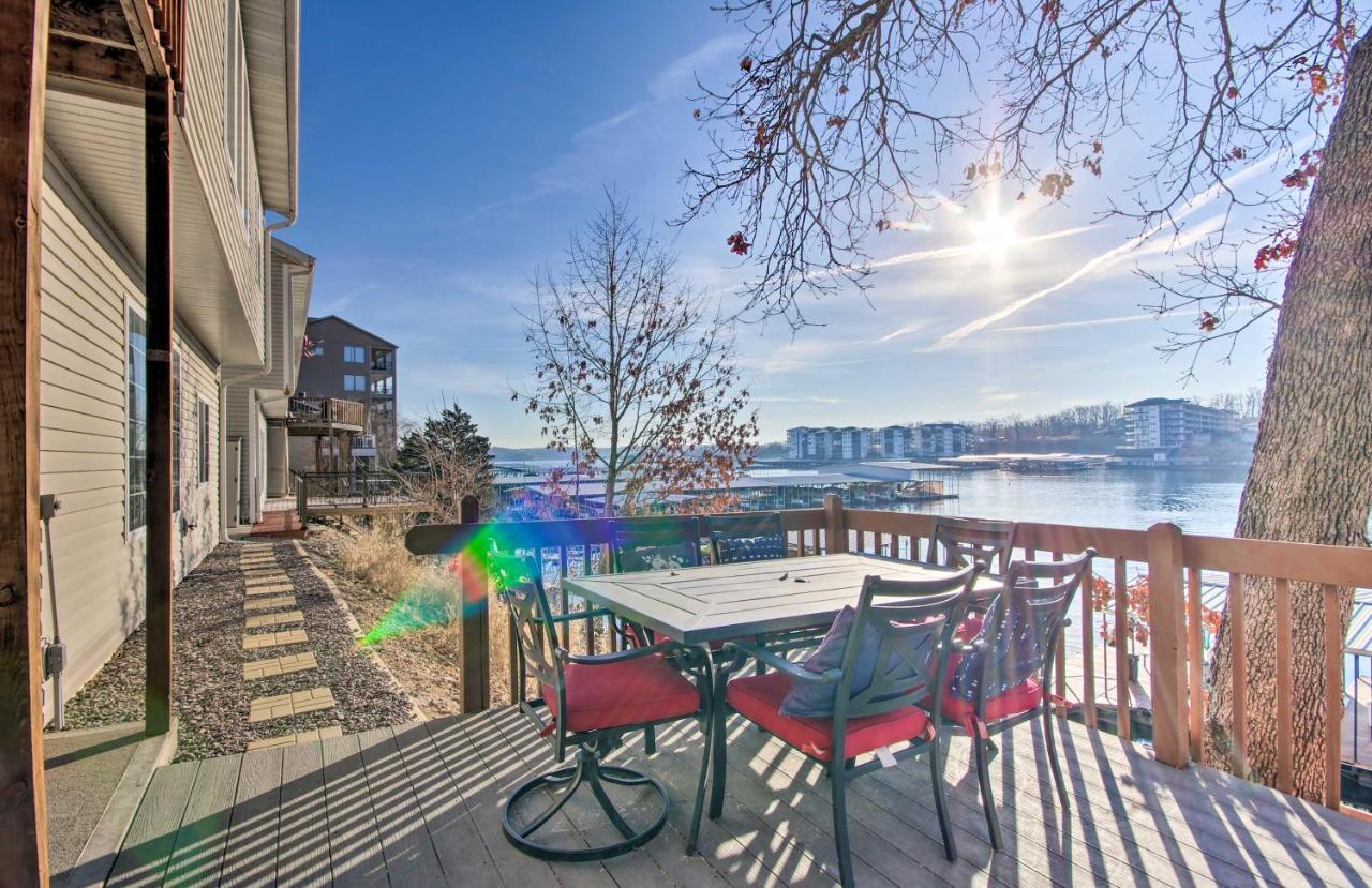 אגם אוזרק Waterfront Townhome With Private Dock And Lake Views מראה חיצוני תמונה